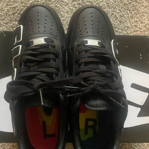 Cpfm black Air Force ones